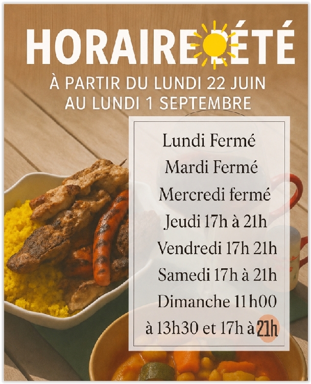 HORAIRE D